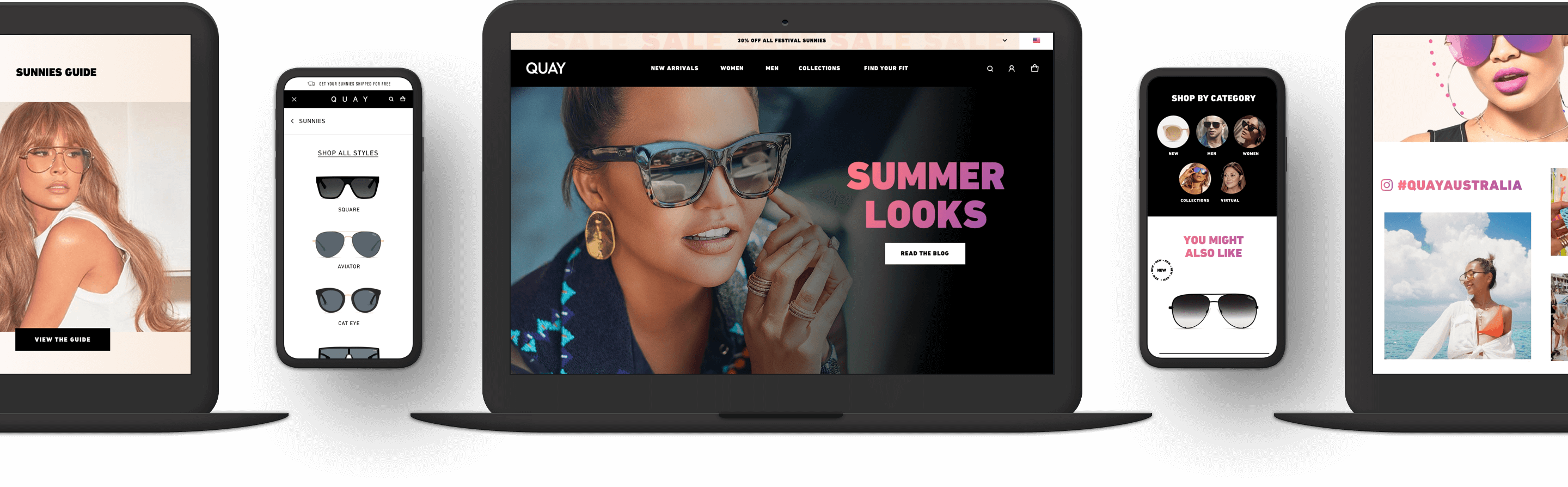 Quay Australia by Pattern Design, Branding & Strategy